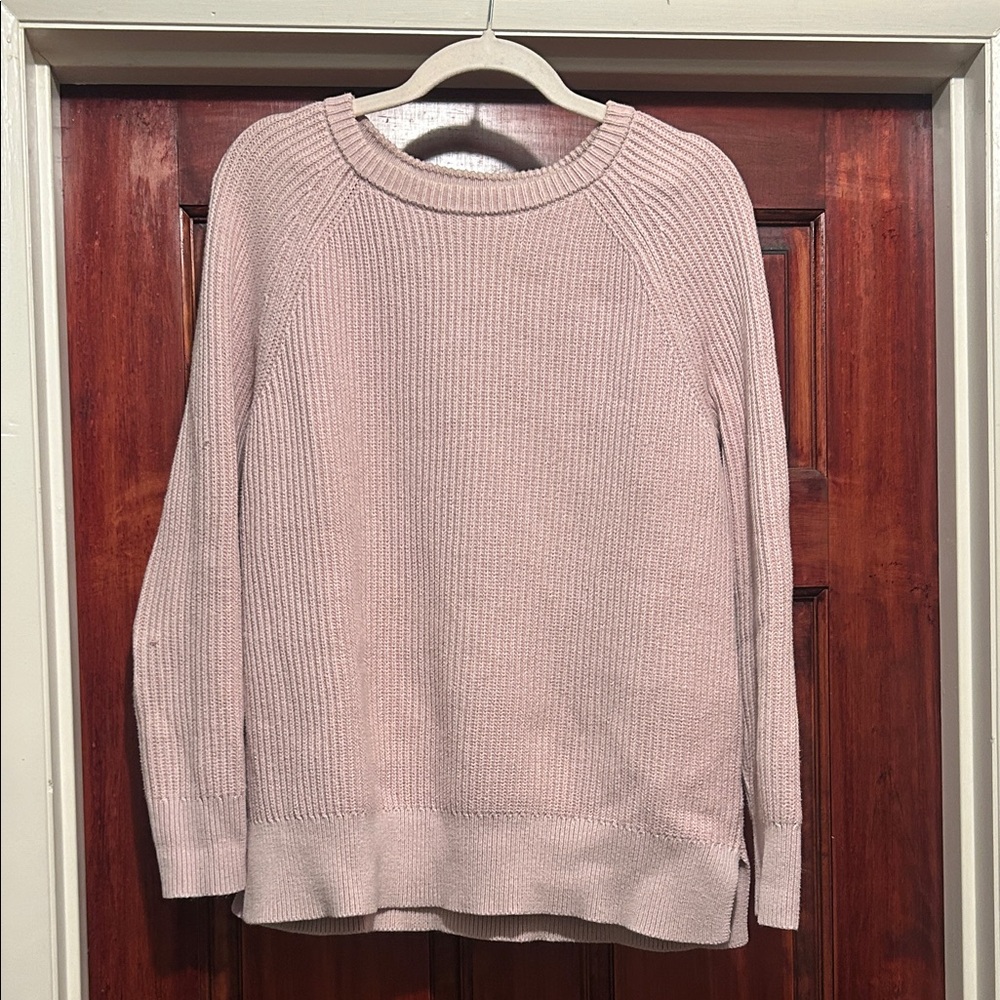 L.L. Bean Women's Crewneck Sweater - Pale Pink